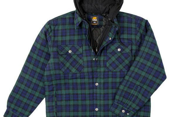 Jacket-Flannel-hood-men