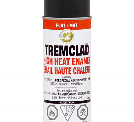 Tremclad Spray Heat Black