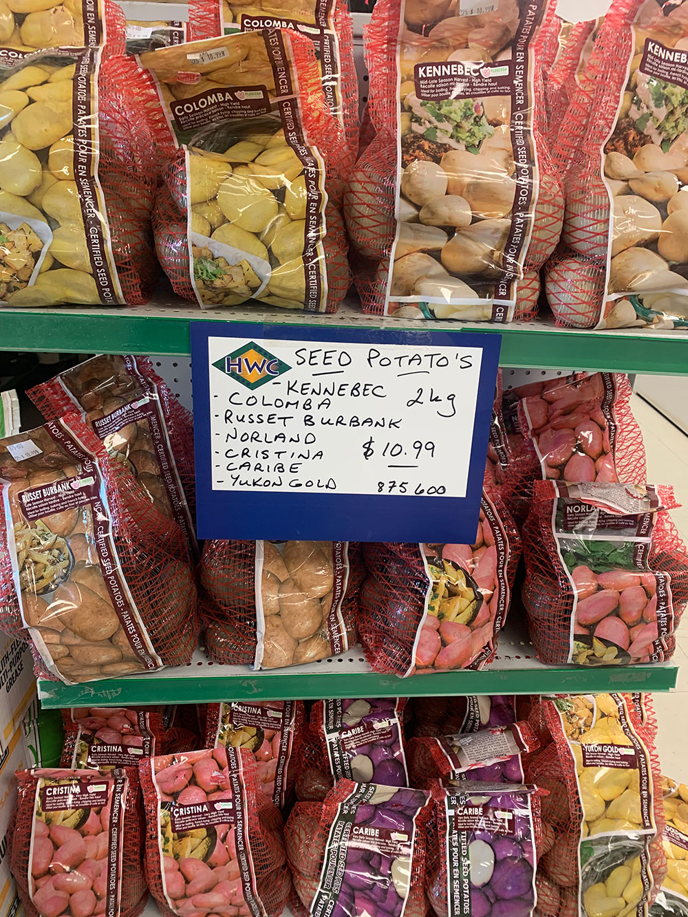 2kg Seed Potatoes